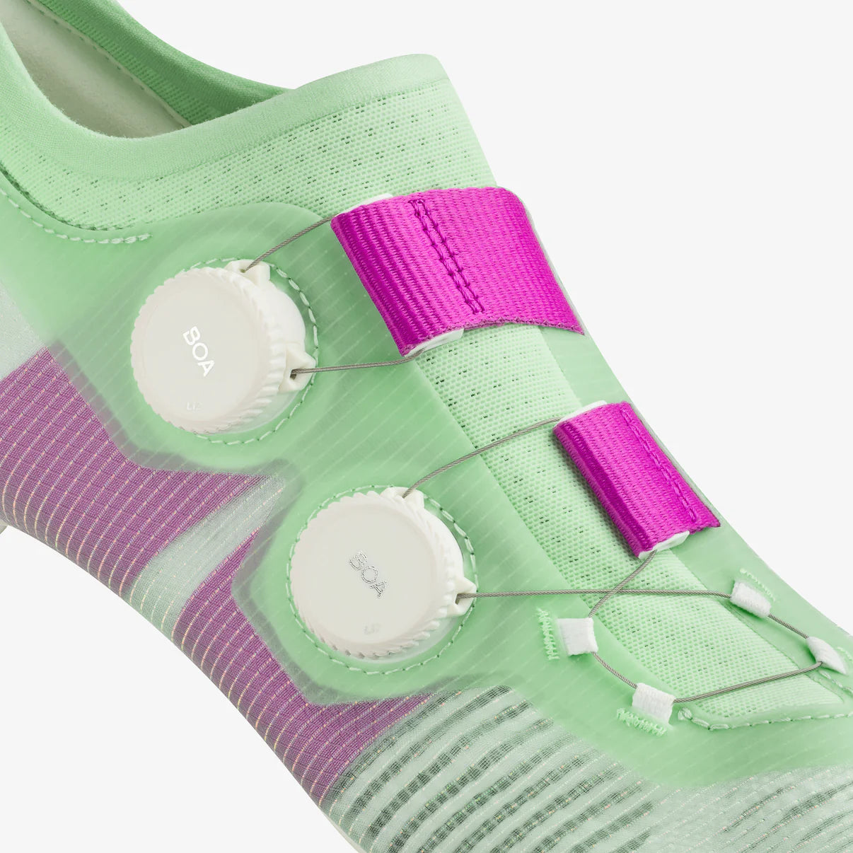 Buty szosowe FIZIK VENTO VEGA CARBON zielono-fioletowe