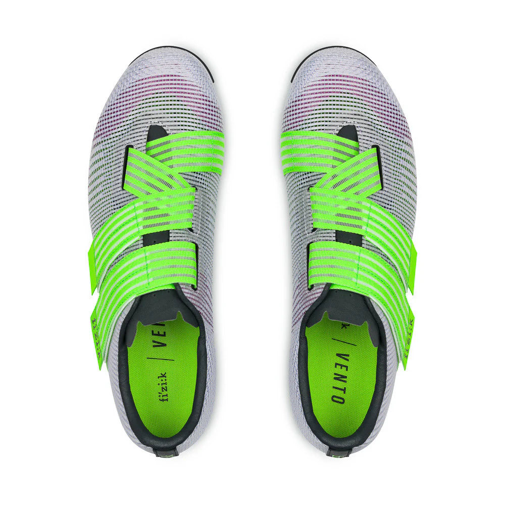 Buty szosowe FIZIK VENTO POWERSTRAP R2 fioletowo-zielone