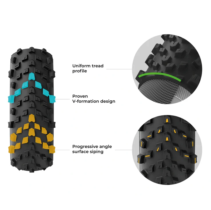 Opona VITTORIA TERRENO T60 MIXED 700x40c Gravel Endurance Tubeless Ready Soft Brown