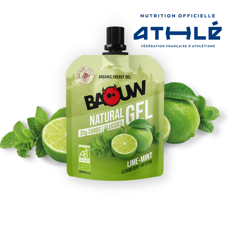 BAOUW Organiczny żel energetyzujący limonka/mięta (85g)