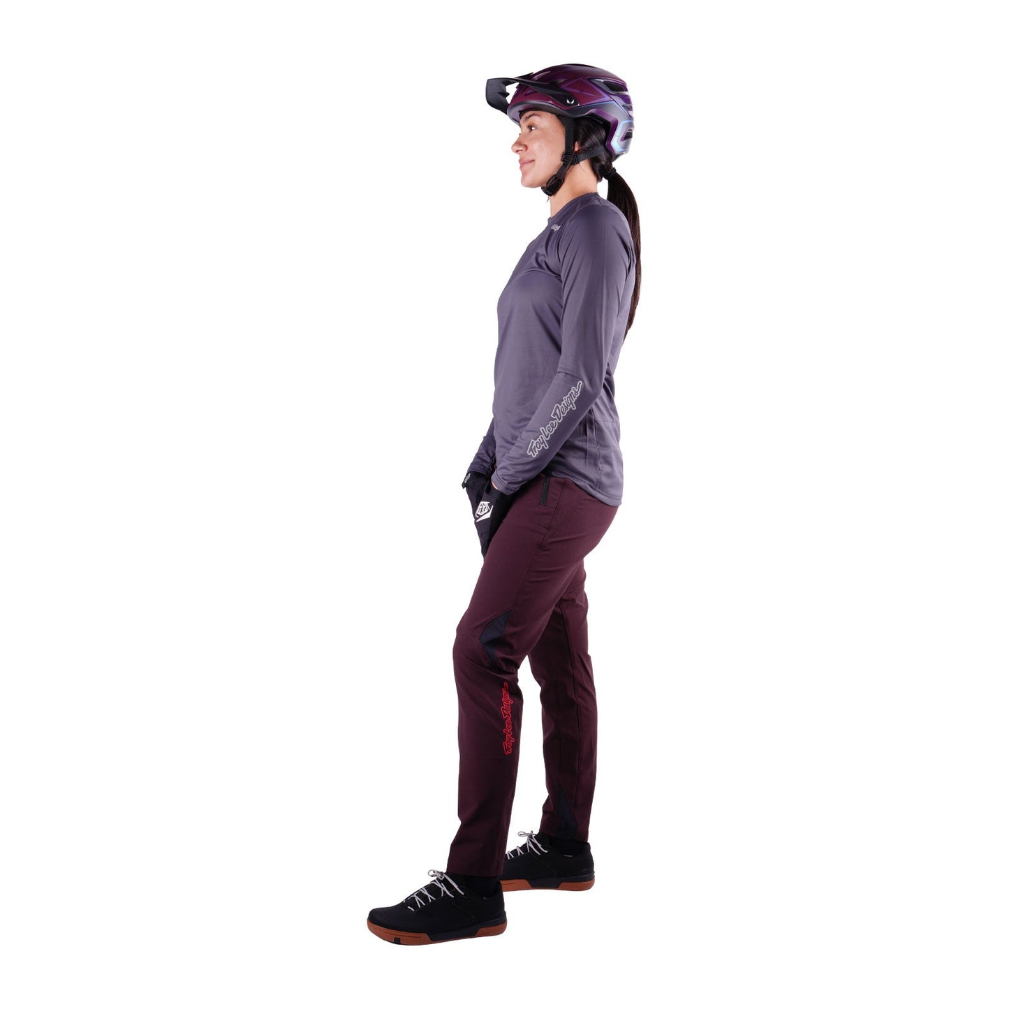 Damskie spodnie TROY LEE DESIGNS LILIUM PRO MONO Bordeaux
