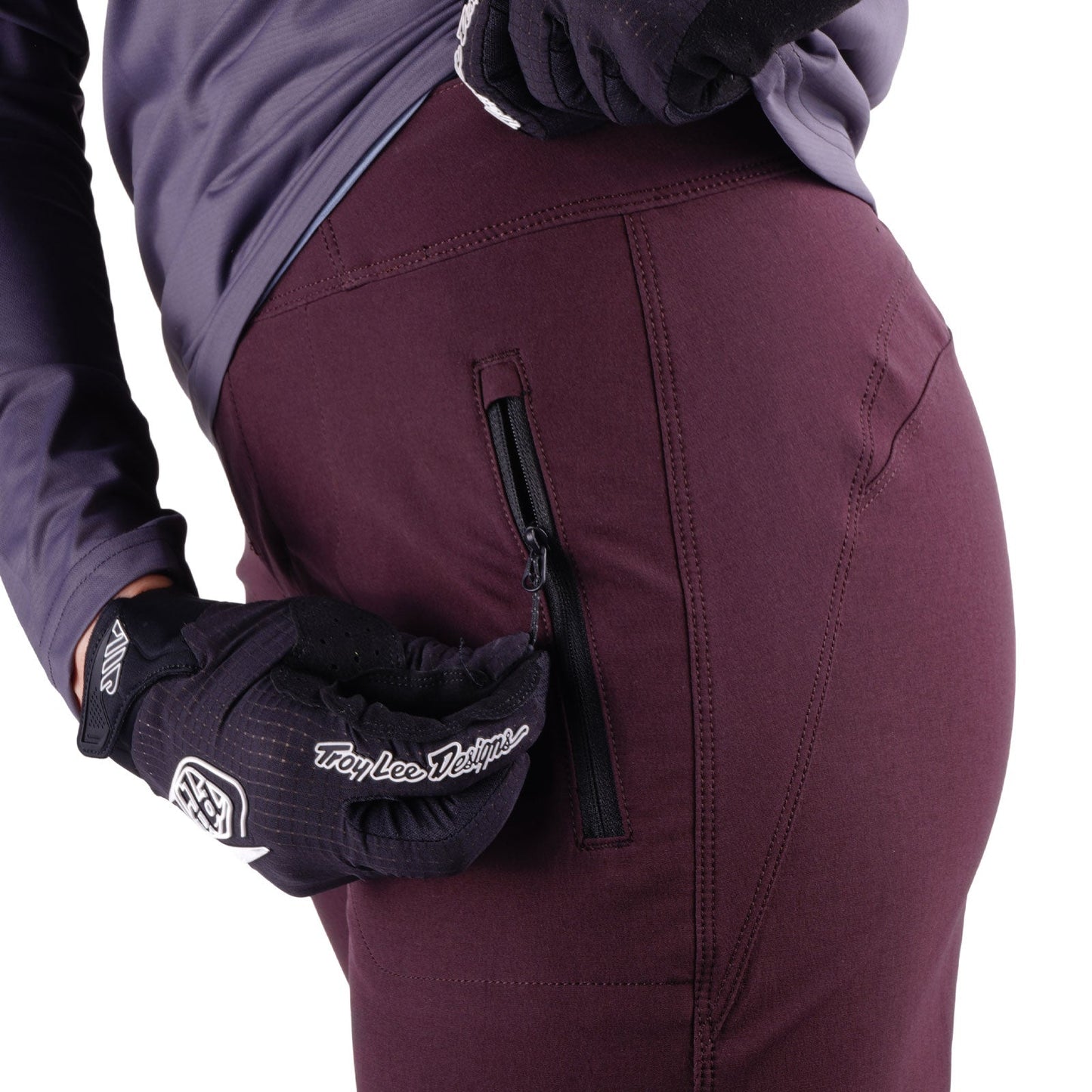 Damskie spodnie TROY LEE DESIGNS LILIUM PRO MONO Bordeaux