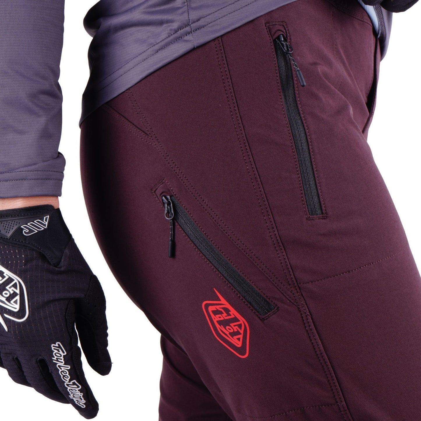 Damskie spodnie TROY LEE DESIGNS LILIUM PRO MONO Bordeaux