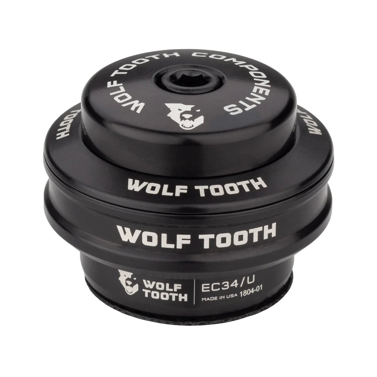 Górna Misa do Zewnętrznego Zestawu Sterowego WOLF TOOTH PREMIUM 1"1/8 EC34 Stack 16 mm Czarna