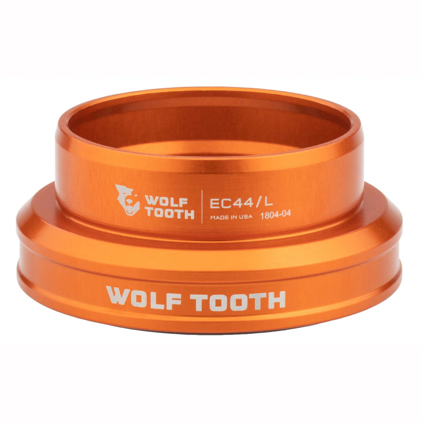Niska miska do zewnętrznego zestawu sterowego WOLF TOOTH PREMIUM 1,5" EC44, kolor pomarańczowy
