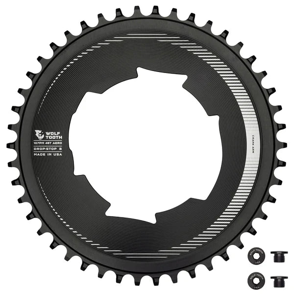 Mono 12/13V WOLF TOOTH AERO Sram 107mm Power Meter Chainring