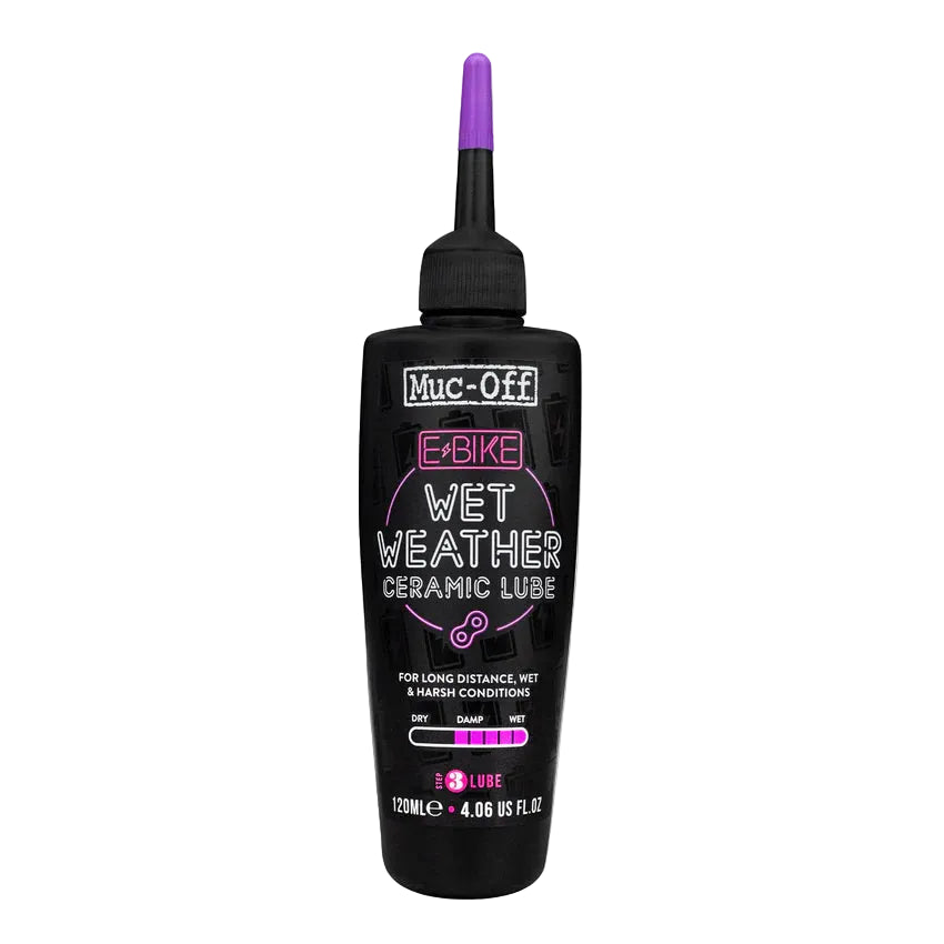 Smar do mokrego łańcucha MUC-OFF E-BIKE WET WEATHER (120 ml)