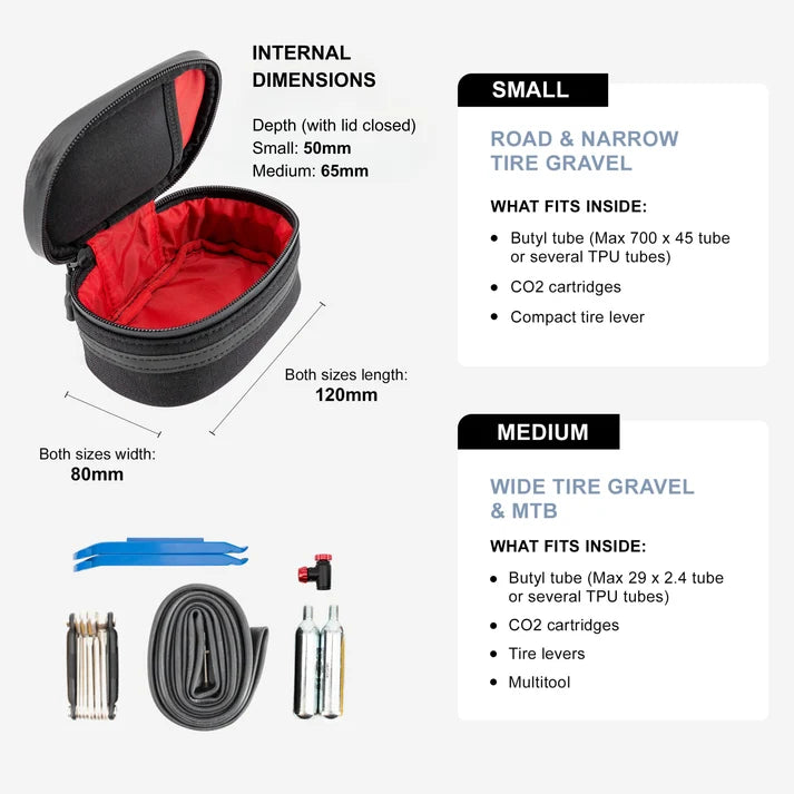 Torba Podsiodłowa REDSHIFT QUICKDRAW Medium Czarna
