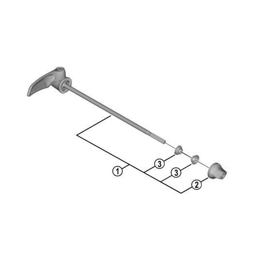 SHIMANO DURA-ACE WH-R9100 Rear Wheel Quick Release