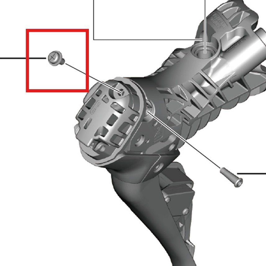 Śruba pokrywy akumulatora SHIMANO do dźwigni ST-R9270/R8170/R7170