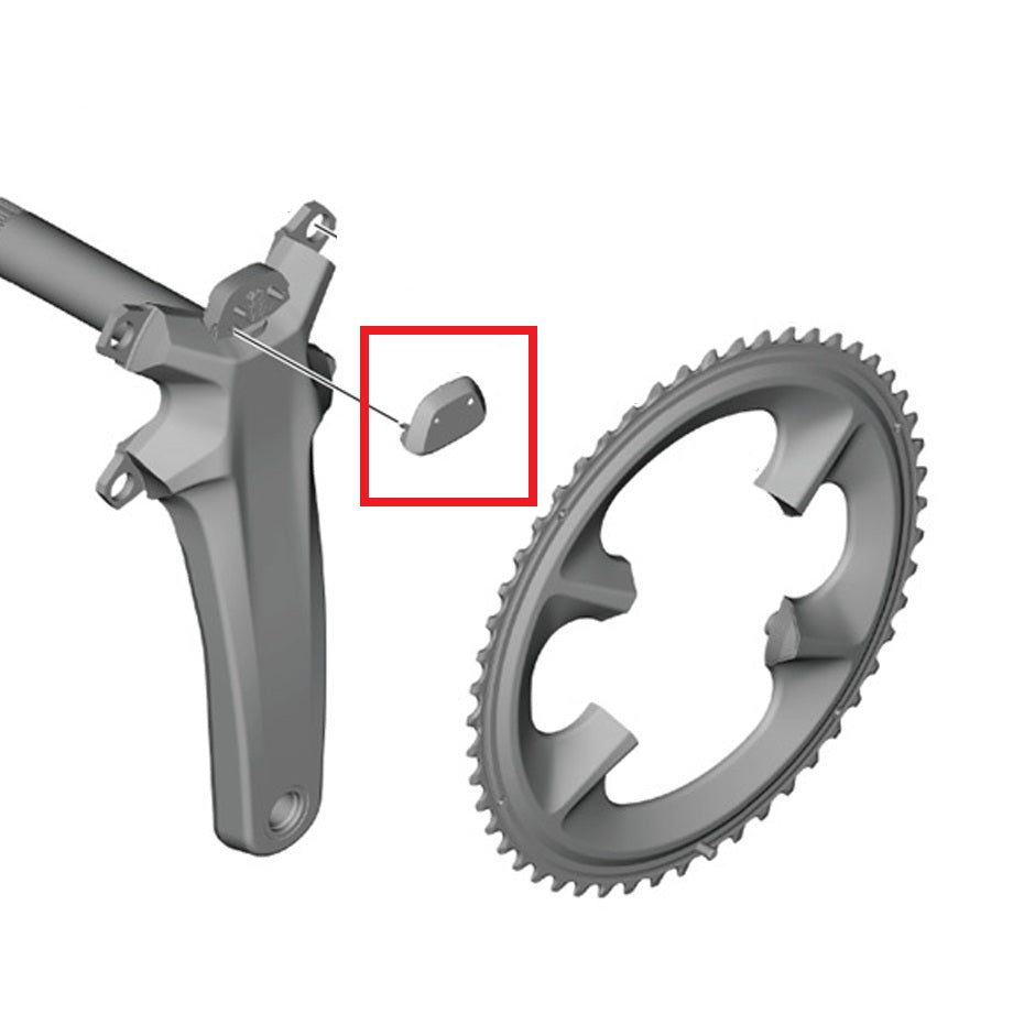 SHIMANO cover for FC-R9200P Power Meter