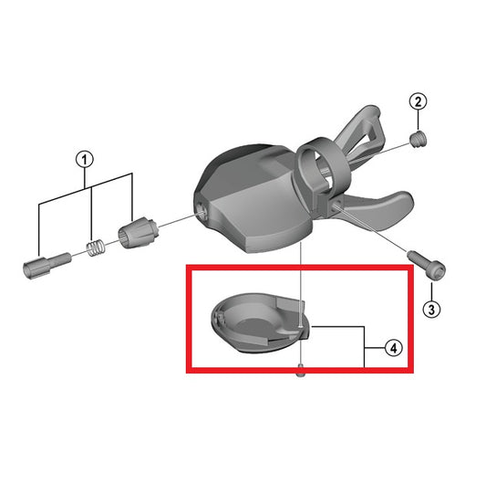 Osłona prawej dźwigni SHIMANO U4000