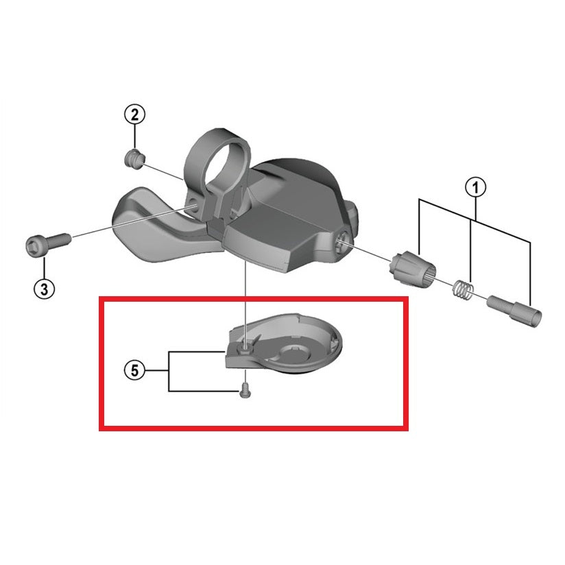 Osłona lewej dźwigni SHIMANO U4000