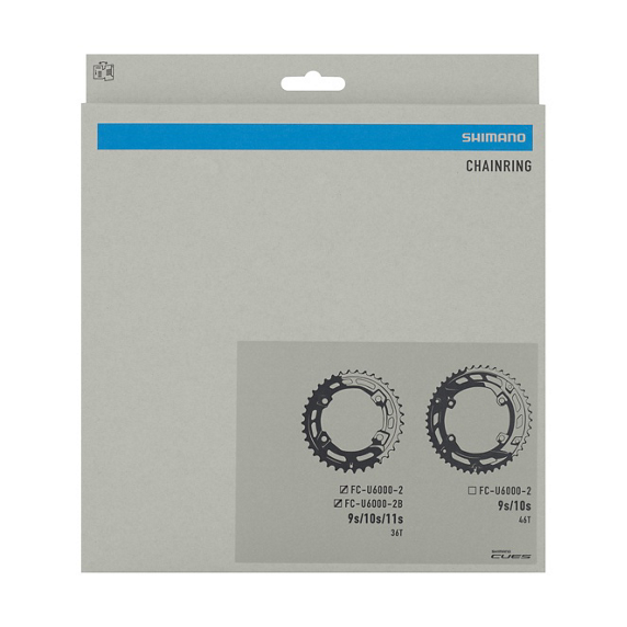 Łańcuch zewnętrzny 9/10/11V SHIMANO CUES FC-U6000-2/FC-U6000-2B PCD 96 mm