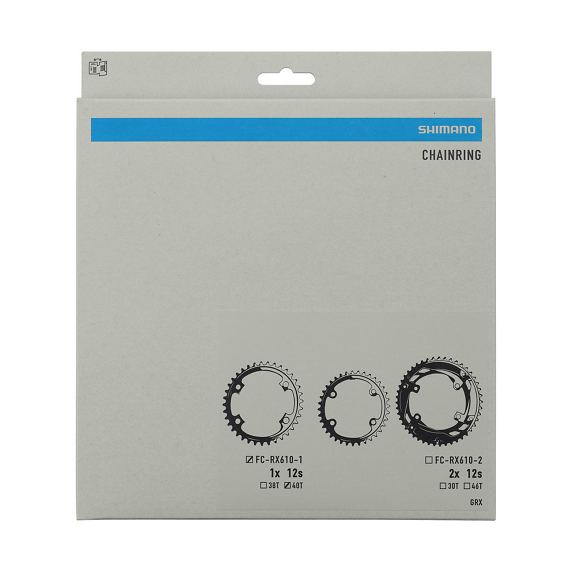 Chainring Mono 12 Speed SHIMANO GRX RX610 110mm