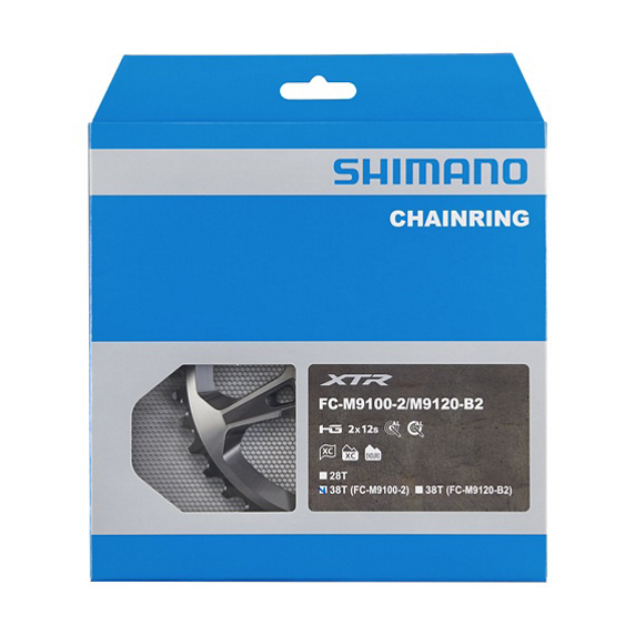 SHIMANO XTR 38T chainring for FC-M9100-2