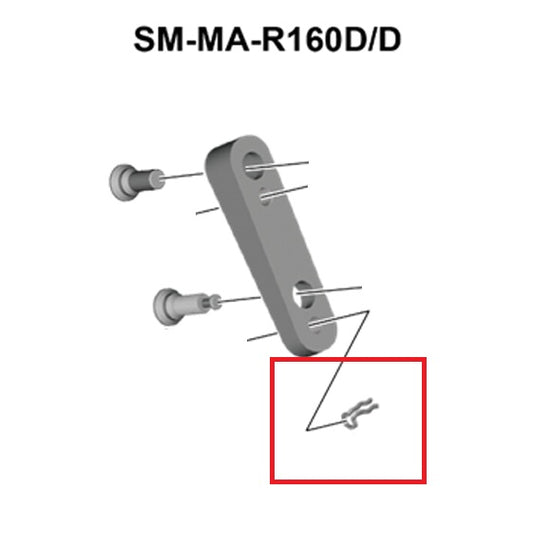 Pierścień zabezpieczający SHIMANO do montażu płaskiego