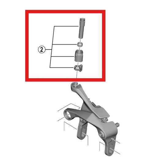 Śruba napinająca kabel SHIMANO BR-R7000/7010