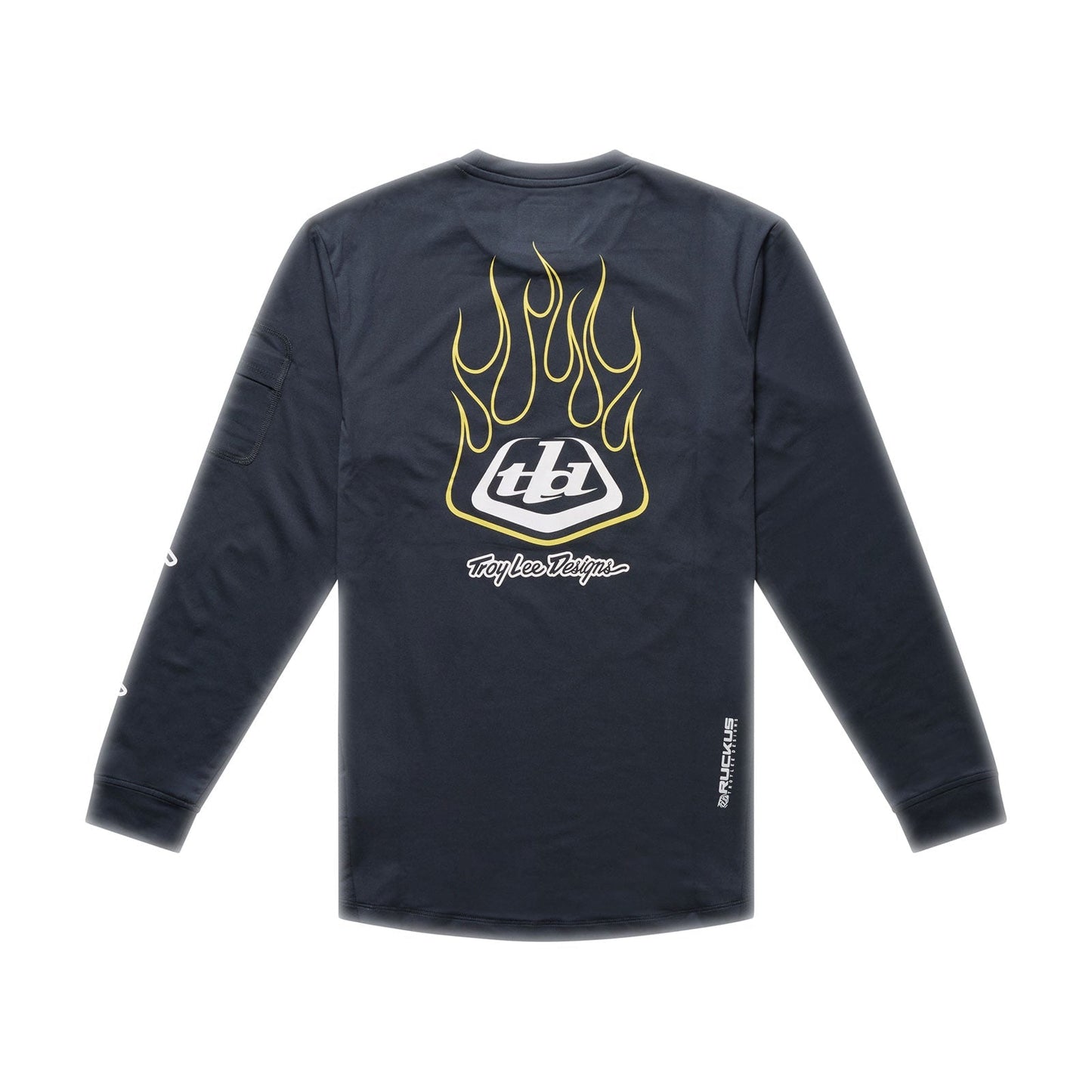 TROY LEE DESIGNS RUCKUS RIDE PRESSED Junior Long Sleeve Jersey Black