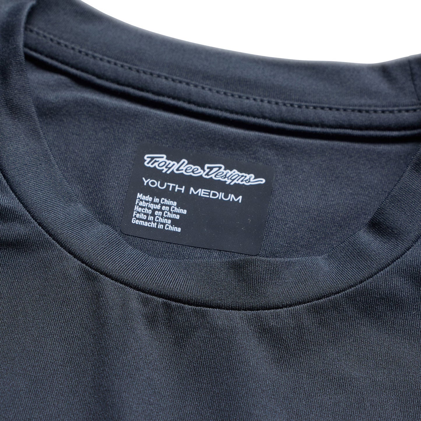 TROY LEE DESIGNS RUCKUS RIDE PRESSED Junior Long Sleeve Jersey Black