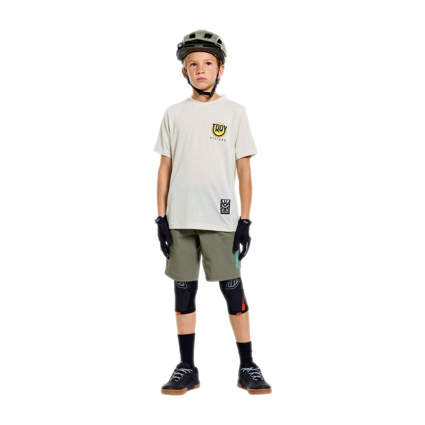 TROY LEE DESIGNS YOUTH SKYLINE TRAIL MONO Junior Spodenki Khaki