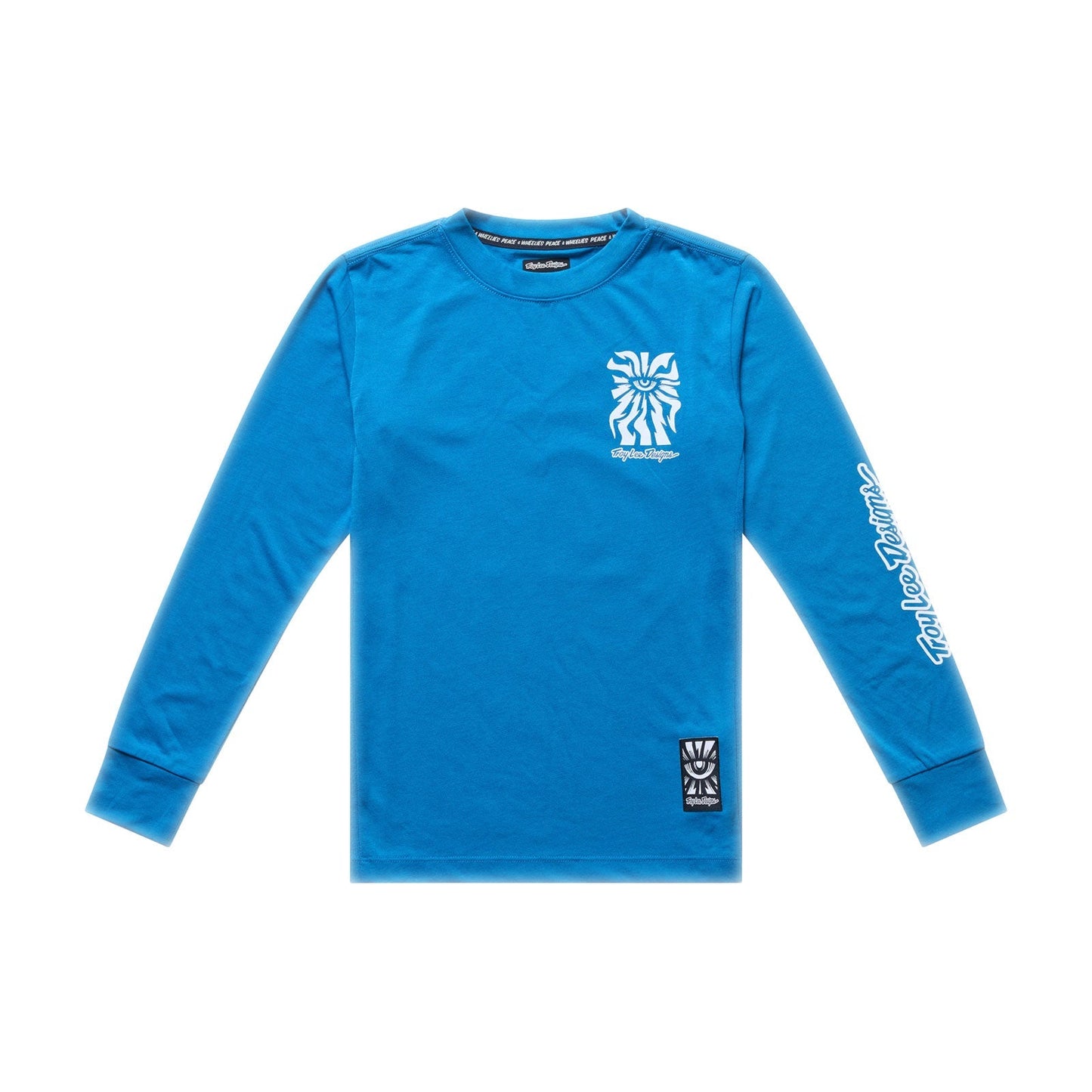 TROY LEE DESIGNS SKYLINE RIDE ONE EYE AERO Junior Jersey z długim rękawem niebieski