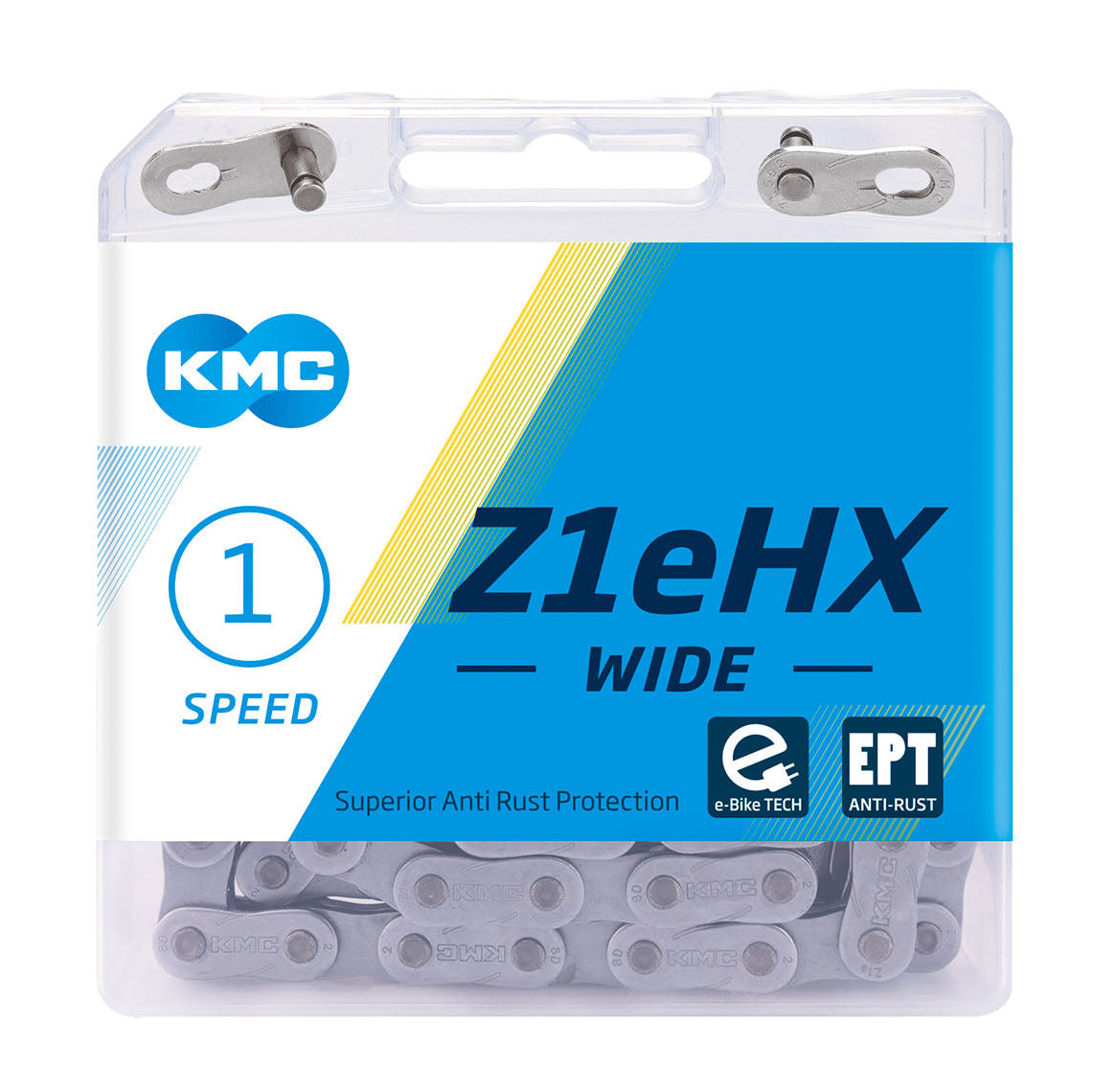 Łańcuch 1V do roweru elektrycznego KMC Z1eHX Wide EPT