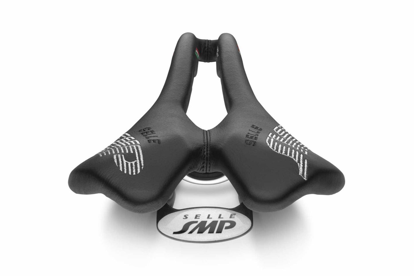 Saddle SMP F30 Width 149mm Black stainless steel rails