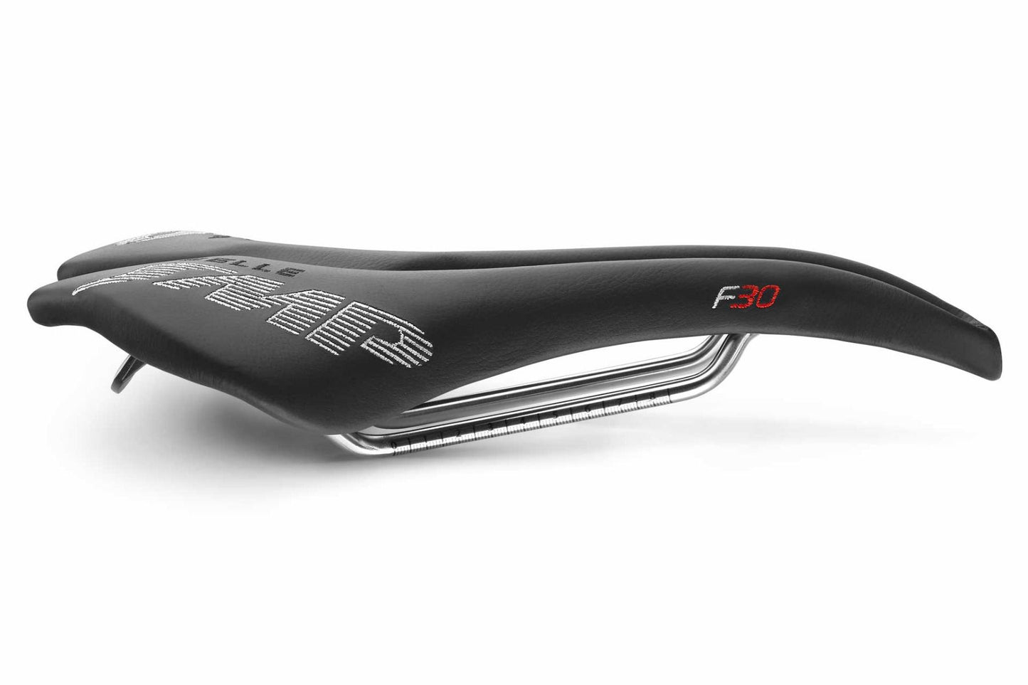 Saddle SMP F30 Width 149mm Black stainless steel rails