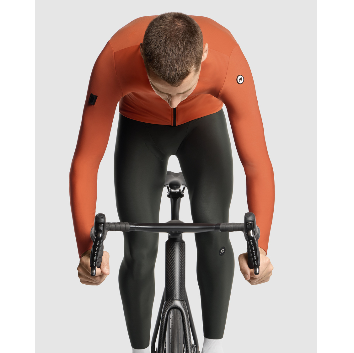 ASSOS MILLE GT Jersey z długim rękawem C2 rdzawo-brązowy