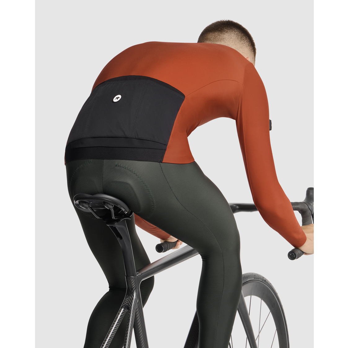 ASSOS MILLE GT Jersey z długim rękawem C2 rdzawo-brązowy
