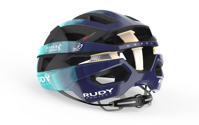 Kask szosowy RUDY PROJECT REBEL TEAM BAHRAIN VICTORIOUS Turkusowy