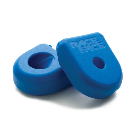 RACE FACE BOOT PEDAL CARBON Blue Crank Protectors