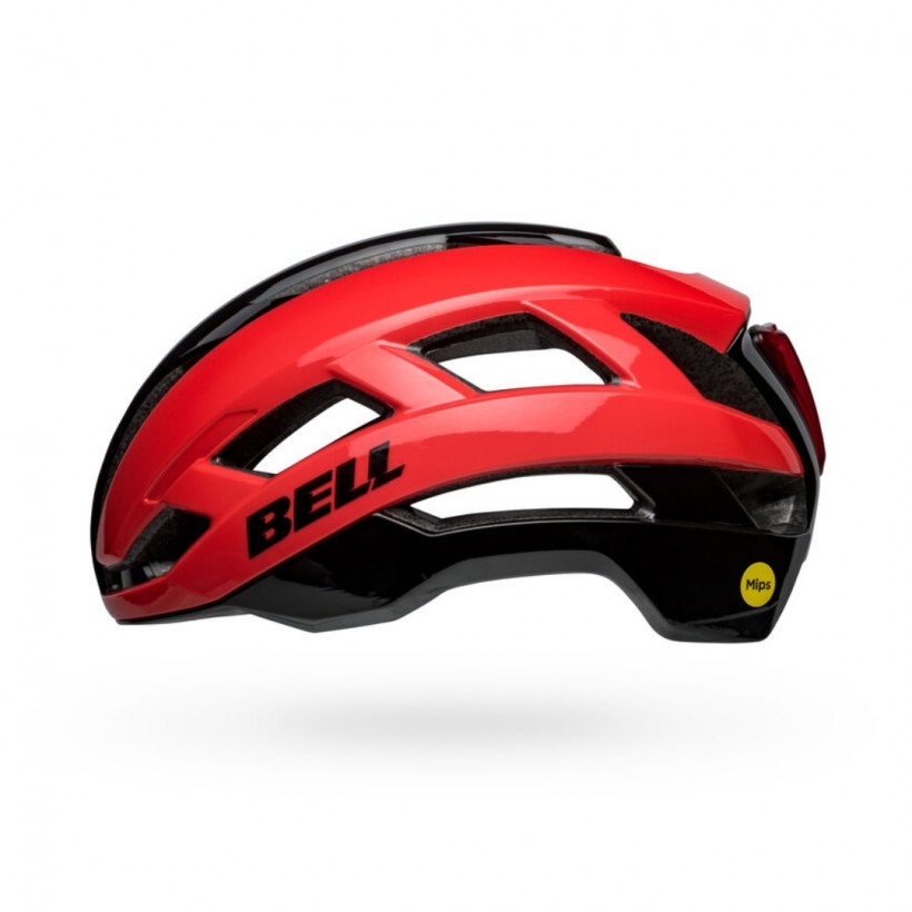 Kask szosowy BELL FALCON XR LED MIPS czerwony/czarny