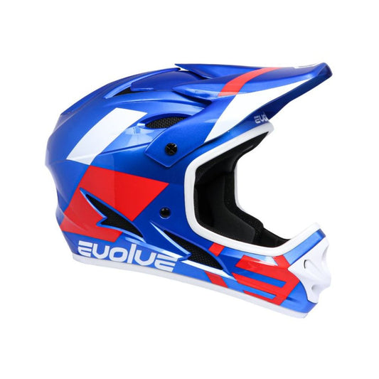 Kask Evolve Storm niebieski i czerwony
