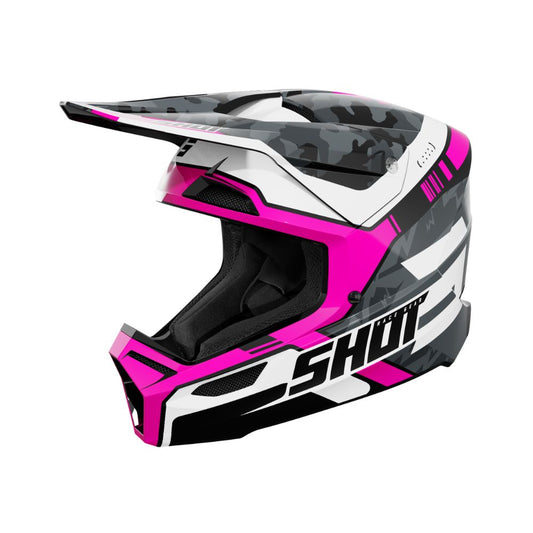 Kask BMX SHOT FURIOUS Flash Różowy Błyszczący