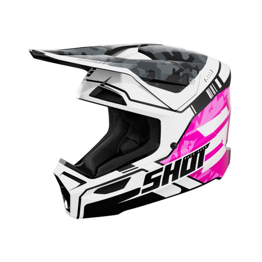 Kask BMX SHOT FURIOUS Junior Flash Różowy Błyszczący
