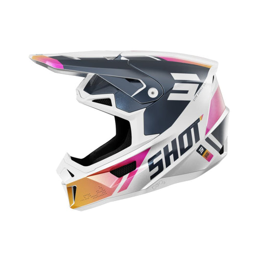 Kask BMX SHOT LITE Ultra Niebieski Pomarańczowy Różowy Perłowy