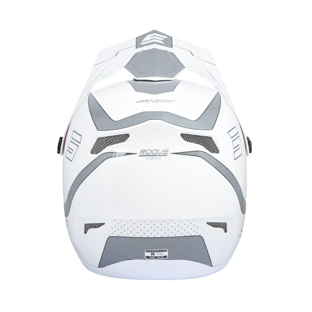 Kask BMX SHOT ROGUE Armada White Pearly
