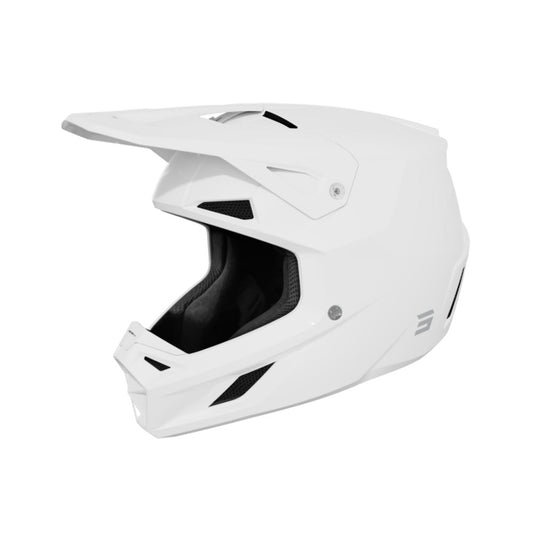 Kask BMX SHOT SPEED Solid White Glossy