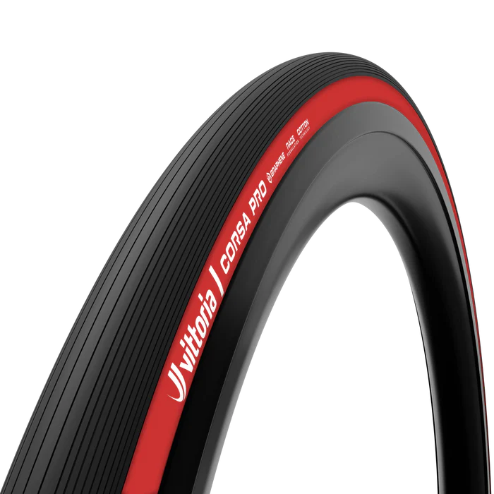 VITTORIA CORSA PRO 700c Tubeless Ready tire Red
