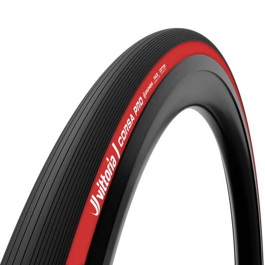 Opona VITTORIA CORSA PRO 700c Tubeless Ready czerwona