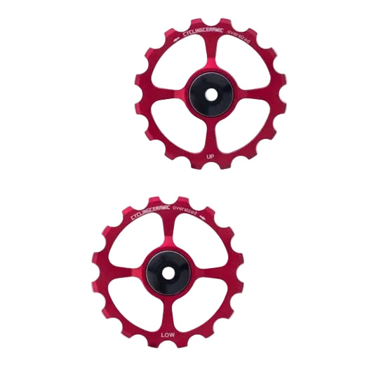 10/11V CYCLINGCERAMIC OVERSIZE SHIMANO rear derailleur hubs Aluminium Red
