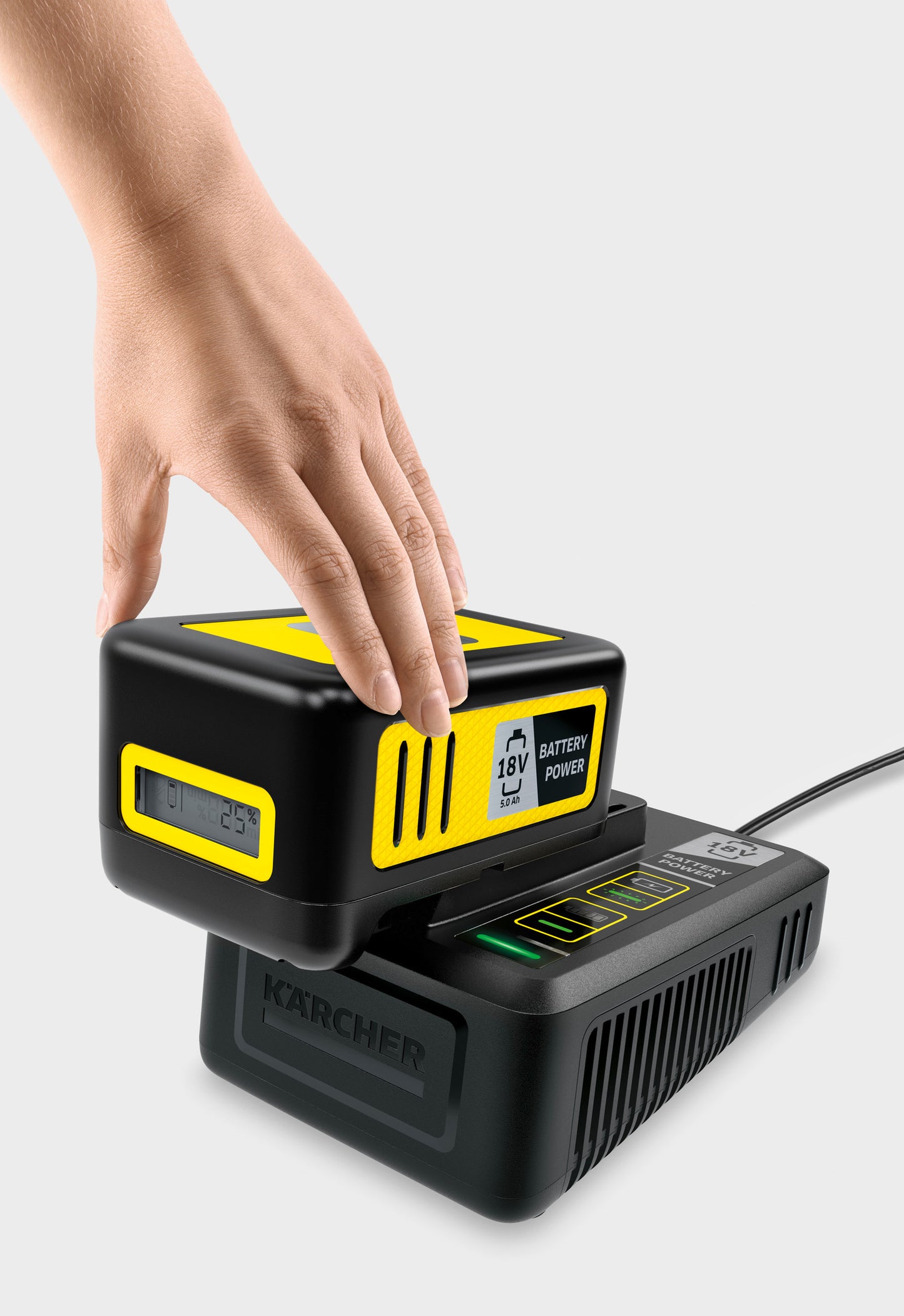 Zestaw akumulatorowy KÄRCHER Battery Power 18 V / 5 Ah + szybka ładowarka