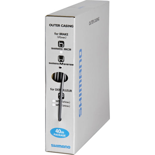 Pancerz hamulcowy SHIMANO M-System MTB Czarny (Rolka 40 m) Szary