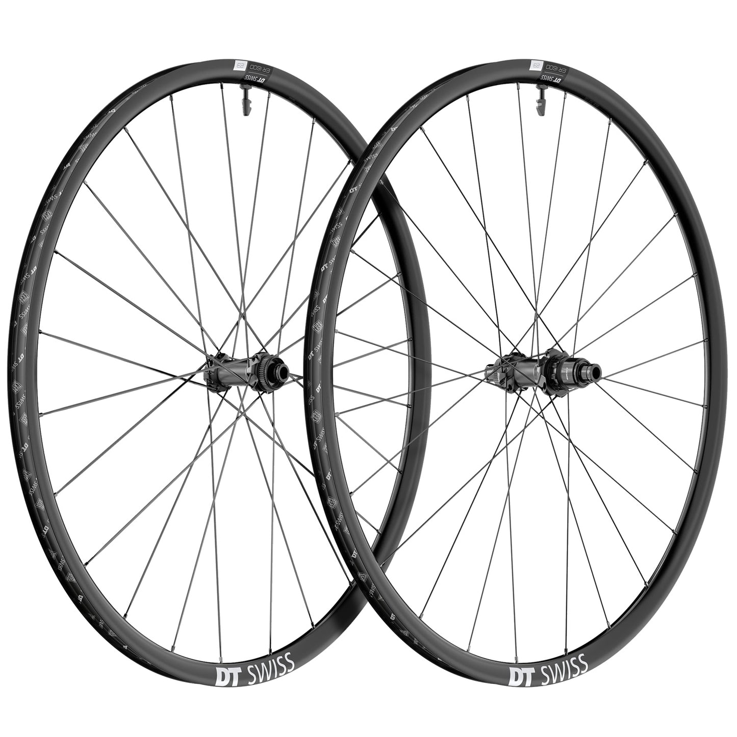 Para kół DT SWISS ER 1600 SPLINE 23 przystosowanych do jazdy bezdętkowej (centralna blokada)
