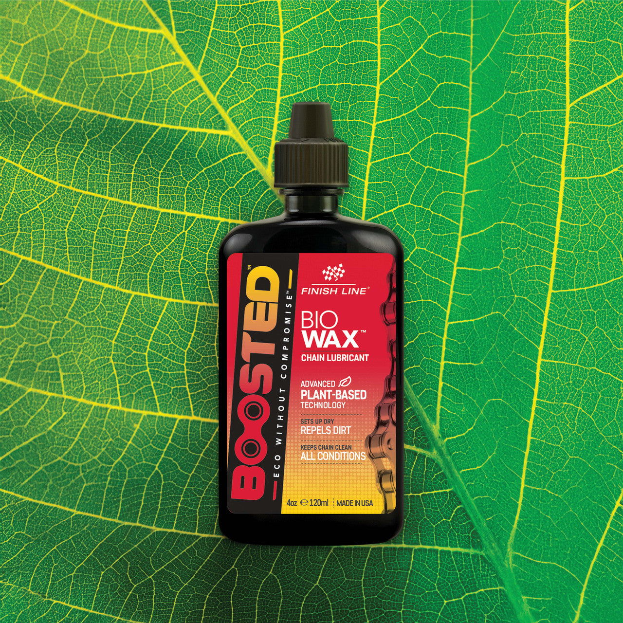 Smary do łańcuchów FINISH LINE BOOSTED™ BIO WAX (120 ml)