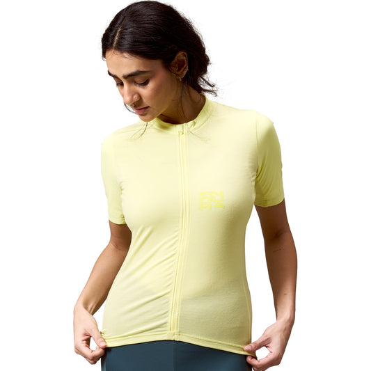 ENDURA ALLTRACK RIDE Ladies Short Sleeve Jersey Yellow