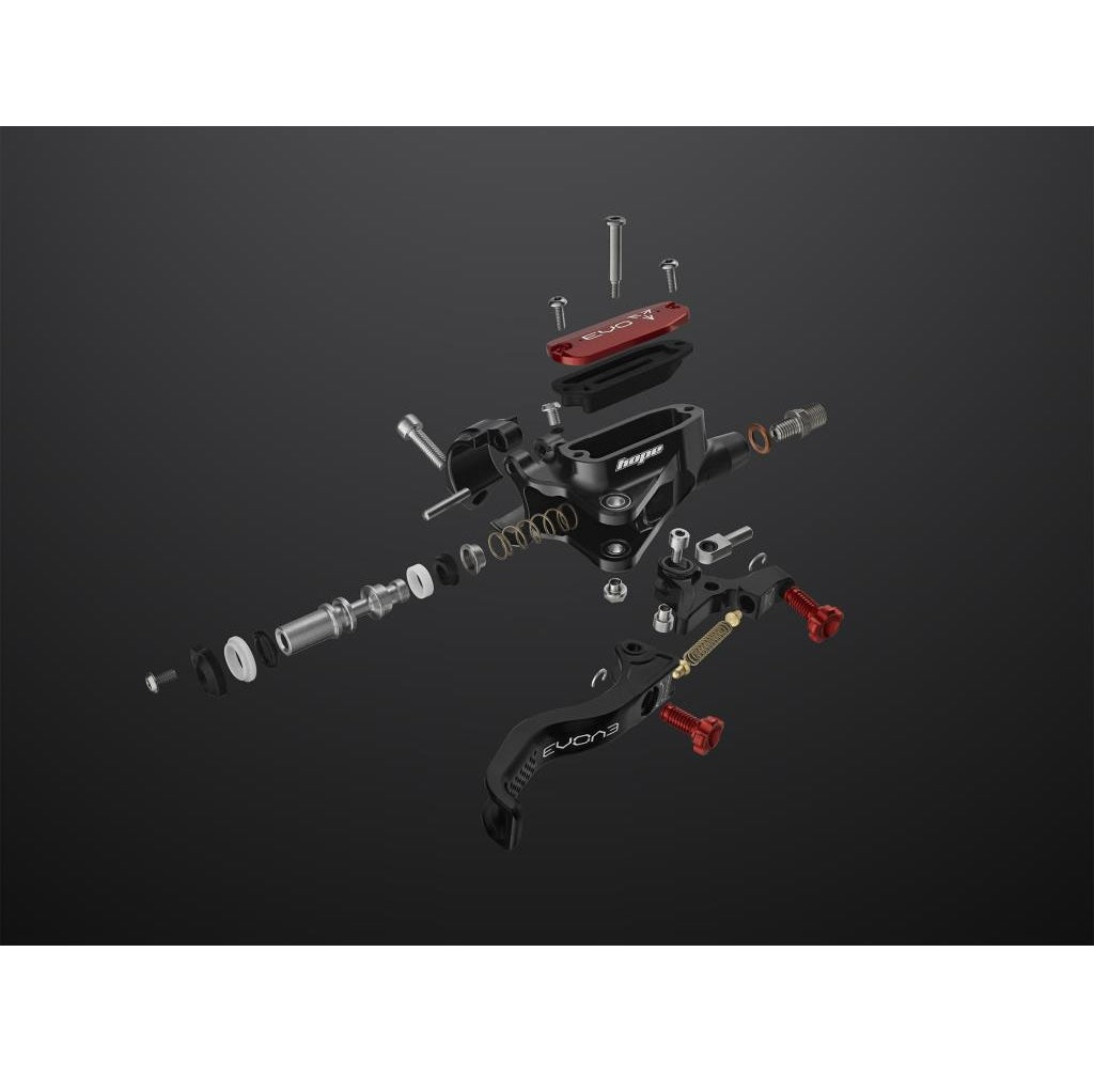 Hamulec tylny HOPE TECH 4 EVO X2 PM czarny/czarny