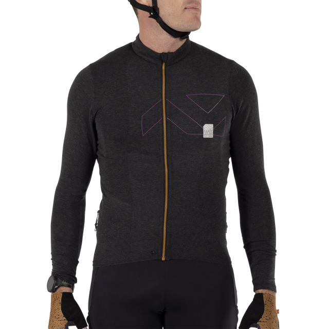 LEATT MTB ENDURANCE 4.0 Long Sleeve Jersey Black
